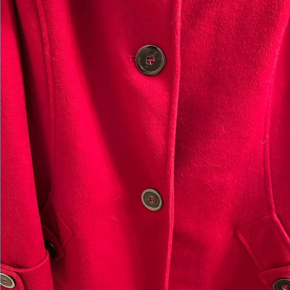 Kristen Blake 3/4 Dress Coat, Red, Worn twice